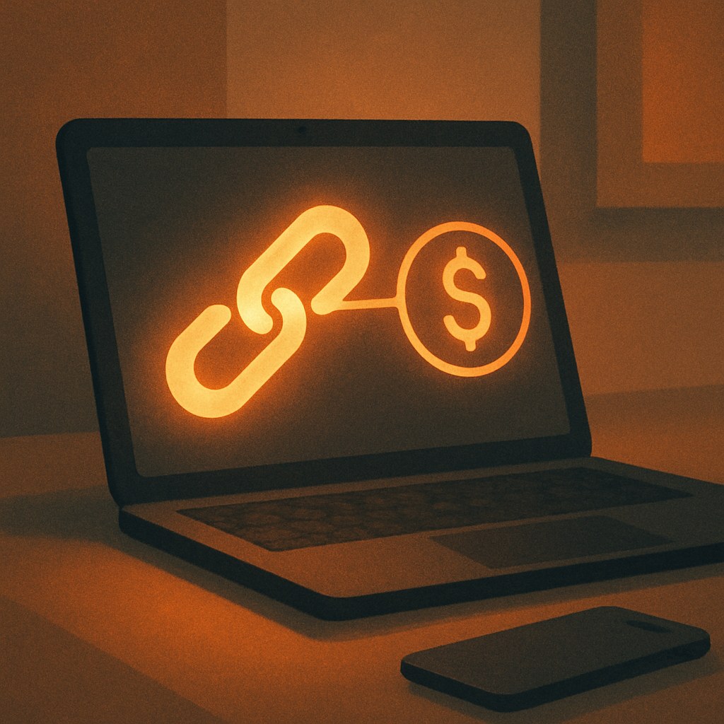 Illustration symbolizing the concept "Affiliate Marketing": Affiliate marketing is a performance-based model where external partners refer customers to a business in exchange…