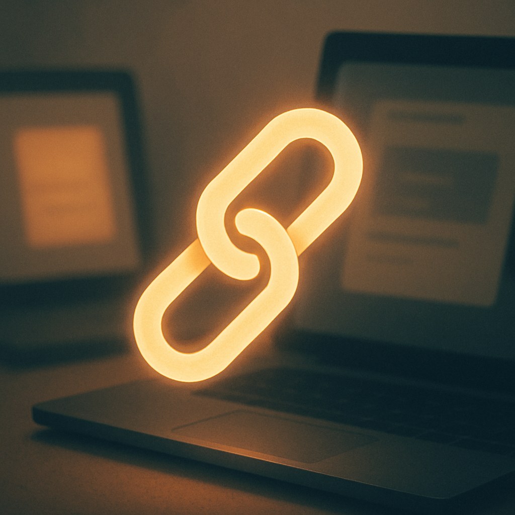 Illustration symbolizing the concept "Backlink": A backlink is a link from another website that points to one's own page. Backlinks function…