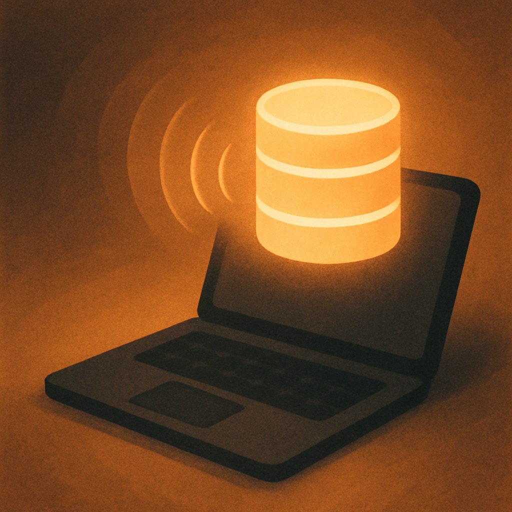 Illustration symbolizing the concept "Cache": A cache is temporary storage of data so that repeated requests can be answered faster without…
