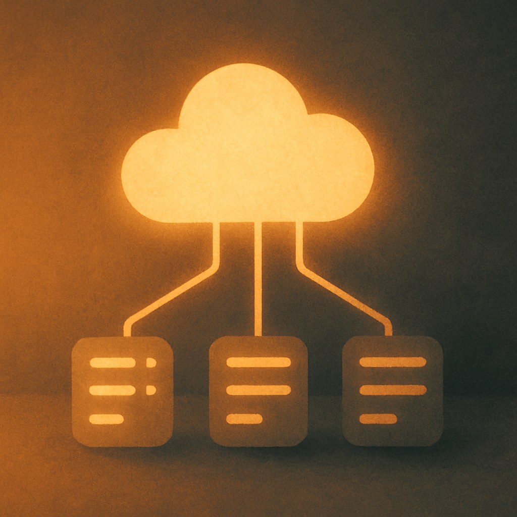 Illustration symbolizing the concept "CDN": A CDN (Content Delivery Network) is a network of geographically distributed servers that deliver content from…