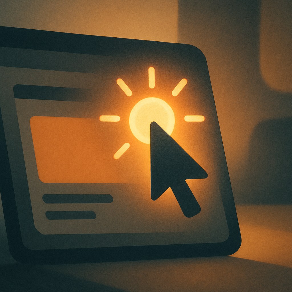 Illustration symbolizing the concept "Click rate": Click rate is the share of delivered or opened emails in which at least one link…