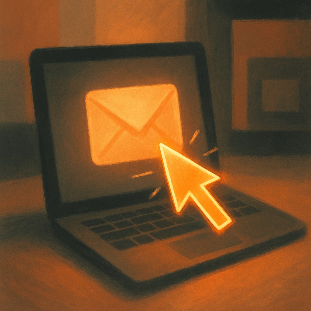 Illustration symbolizing the concept "Click-to-open rate": Click-to-open rate, abbreviated CTOR, is the share of those who opened the email who also clicked…