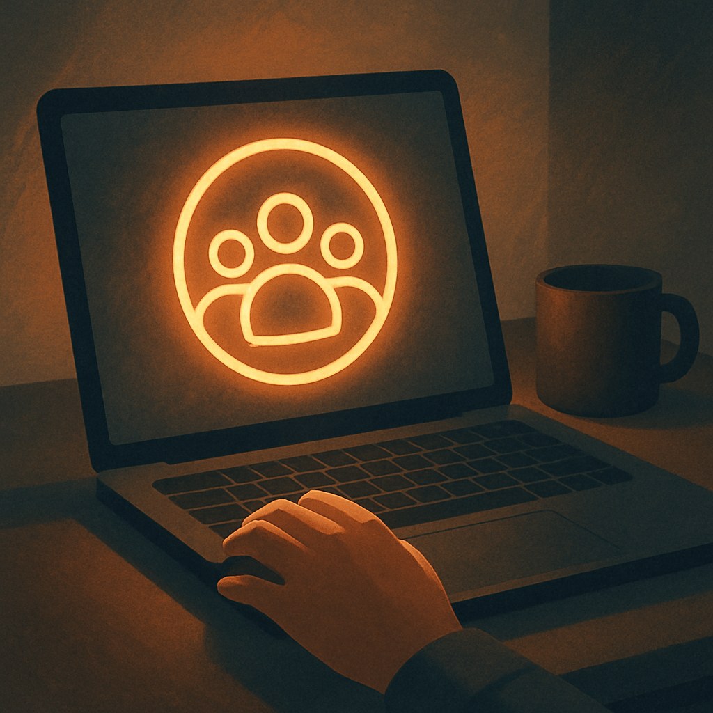 Illustration symbolizing the concept "Community management": Community management covers the work of nurturing and moderating a brand's followers through responses to comments,…