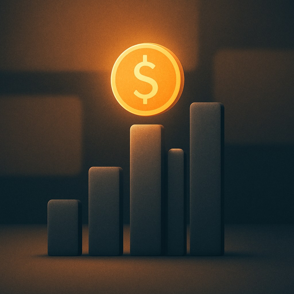 Illustration symbolizing the concept "Cost per mille": Cost per mille, abbreviated CPM, is the price for a thousand impressions of an ad. The…