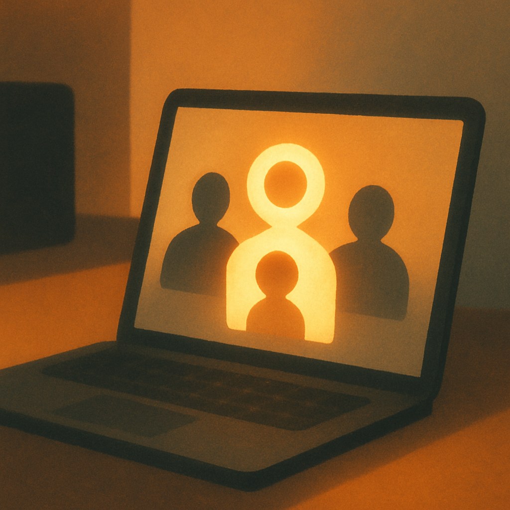 Illustration symbolizing the concept "Custom audience": A custom audience is a target group the advertiser defines from its own data, such as…