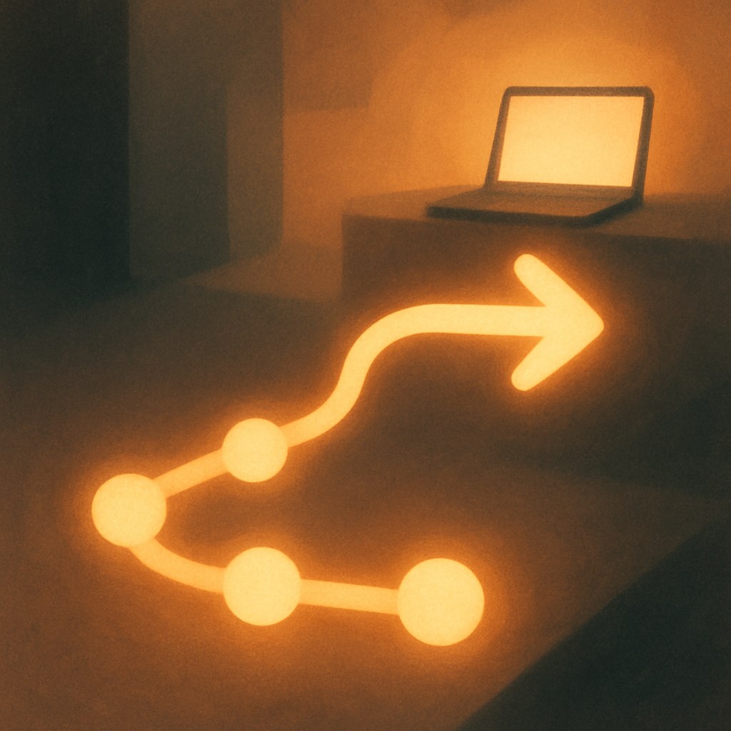 Illustration symbolizing the concept "Customer journey": A customer journey is the full journey a customer goes through, from first awareness of a…
