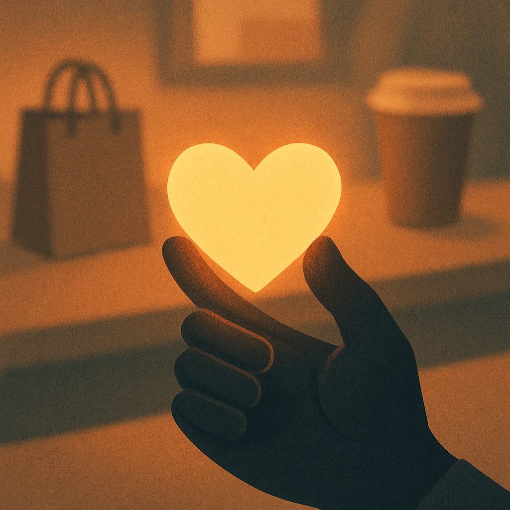 Illustration symbolizing the concept "Customer loyalty": Customer loyalty is a customer's continued attachment to a company, shown through repeat purchases and recommendations.…