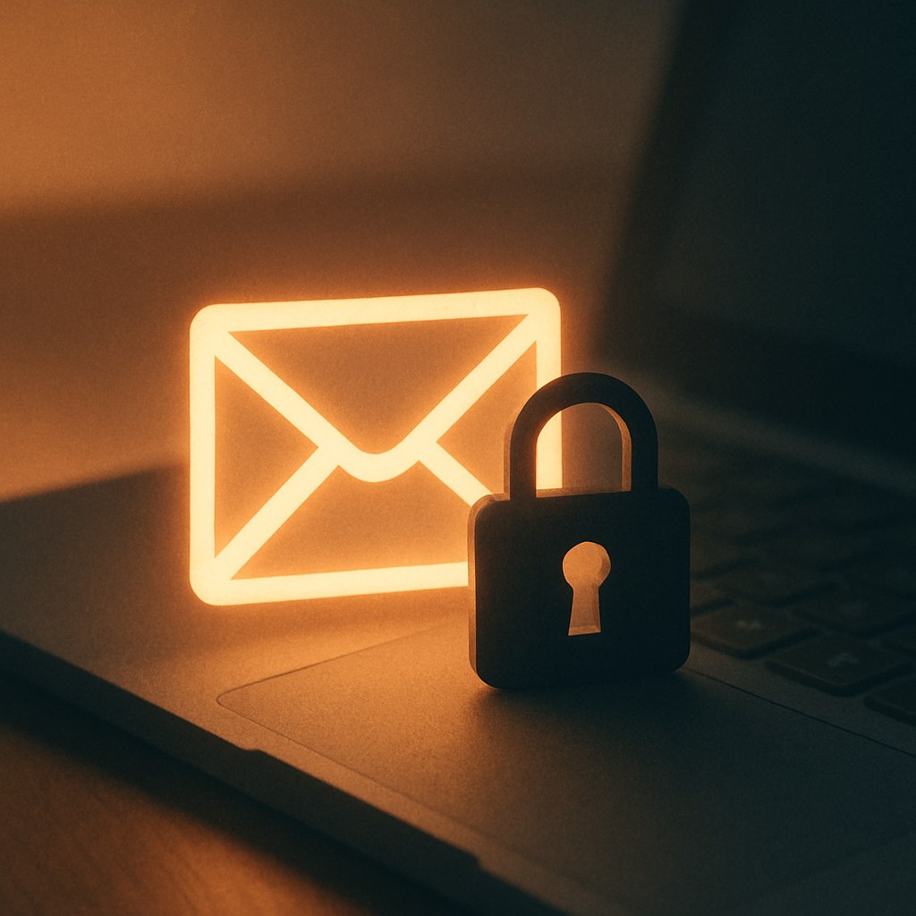 Illustration symbolizing the concept "GDPR and email": GDPR is the EU's data protection regulation, which sets requirements for how personal data such as…