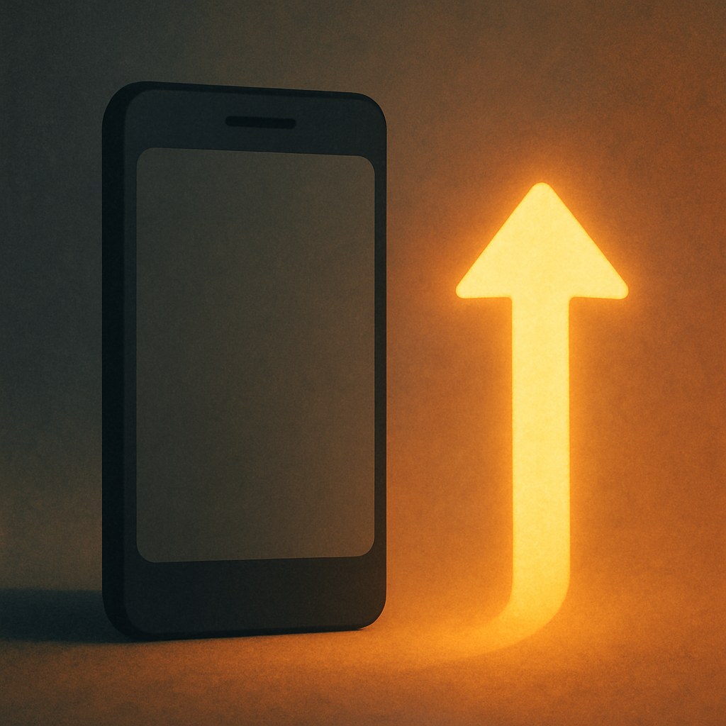 Illustration symbolizing the concept "Google Mobile-First Indexing": Mobile first indexing means Google primarily uses the mobile version of a page for indexing and…