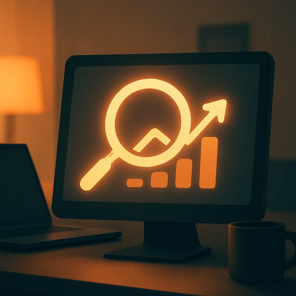 Illustration symbolizing the concept "Google Search Console": Google Search Console is a free tool that shows how a website performs in organic search.…