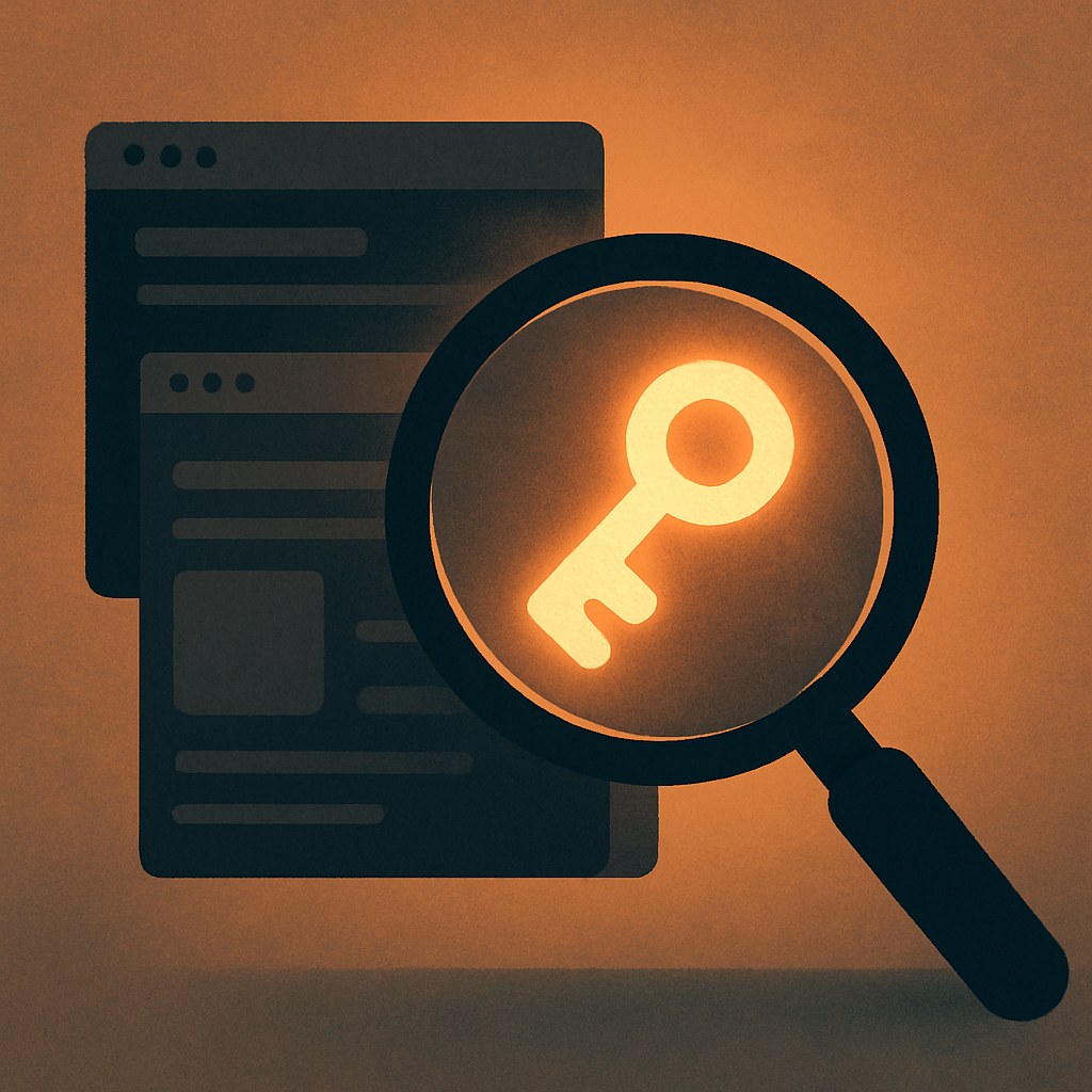 Illustration symbolizing the concept "Keyword cannibalization": Keyword cannibalization occurs when multiple pages on the same website compete for the same keyword. It…