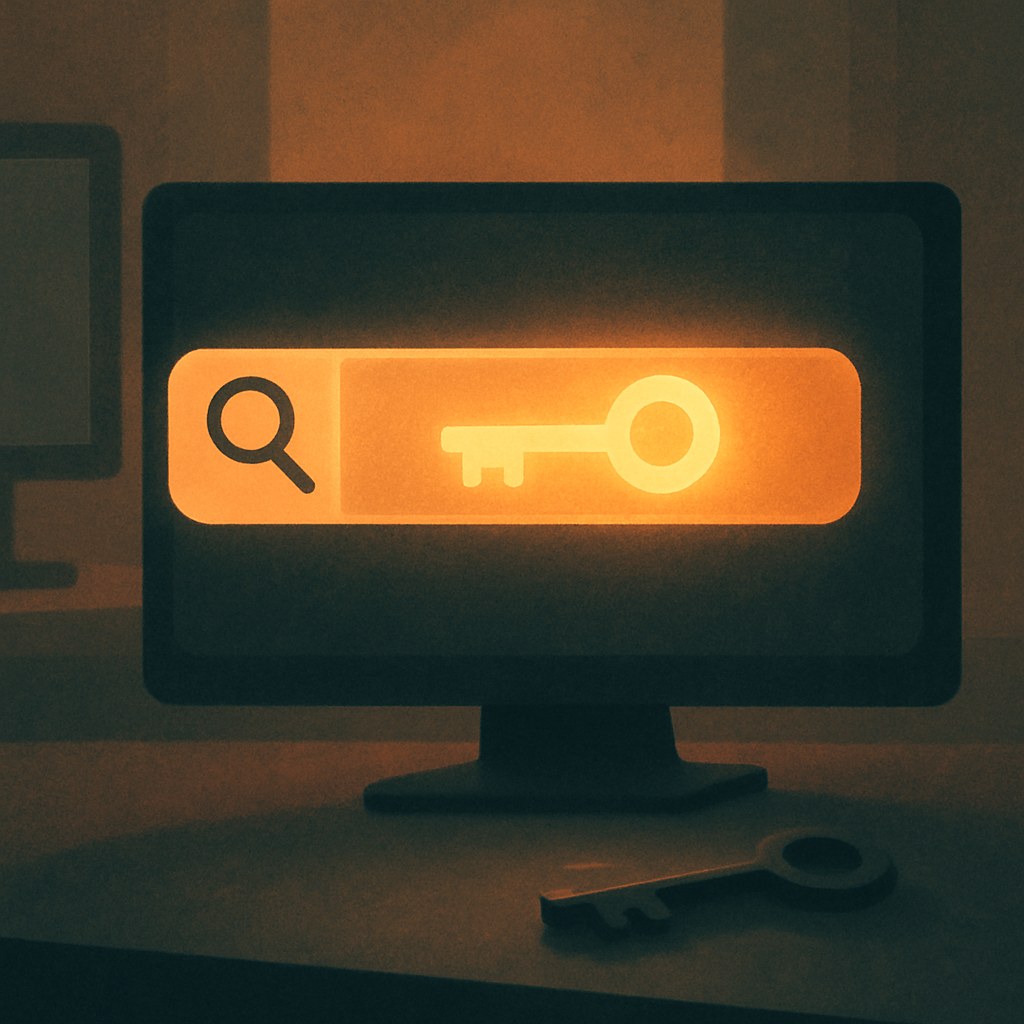 Illustration symbolizing the concept "Keyword": A keyword is the word or phrase a user types into a search engine to find…
