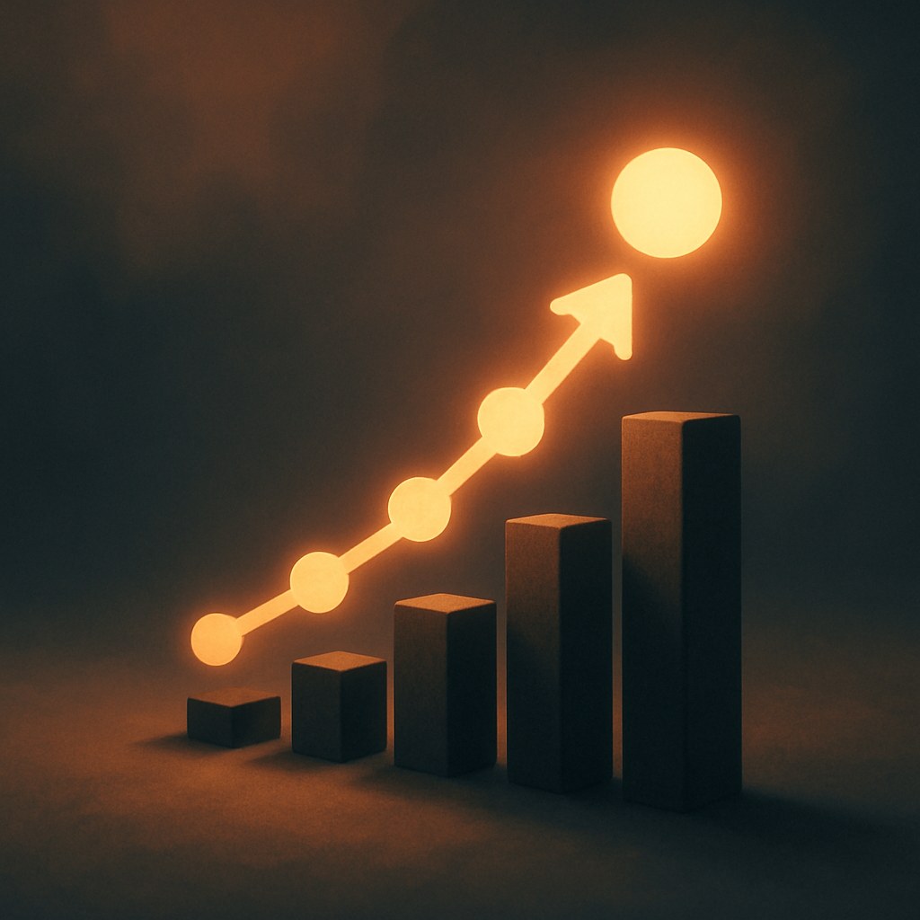 Illustration symbolizing the concept "Lead scoring": Lead scoring is a method for assigning points to contacts based on their behavior and profile…
