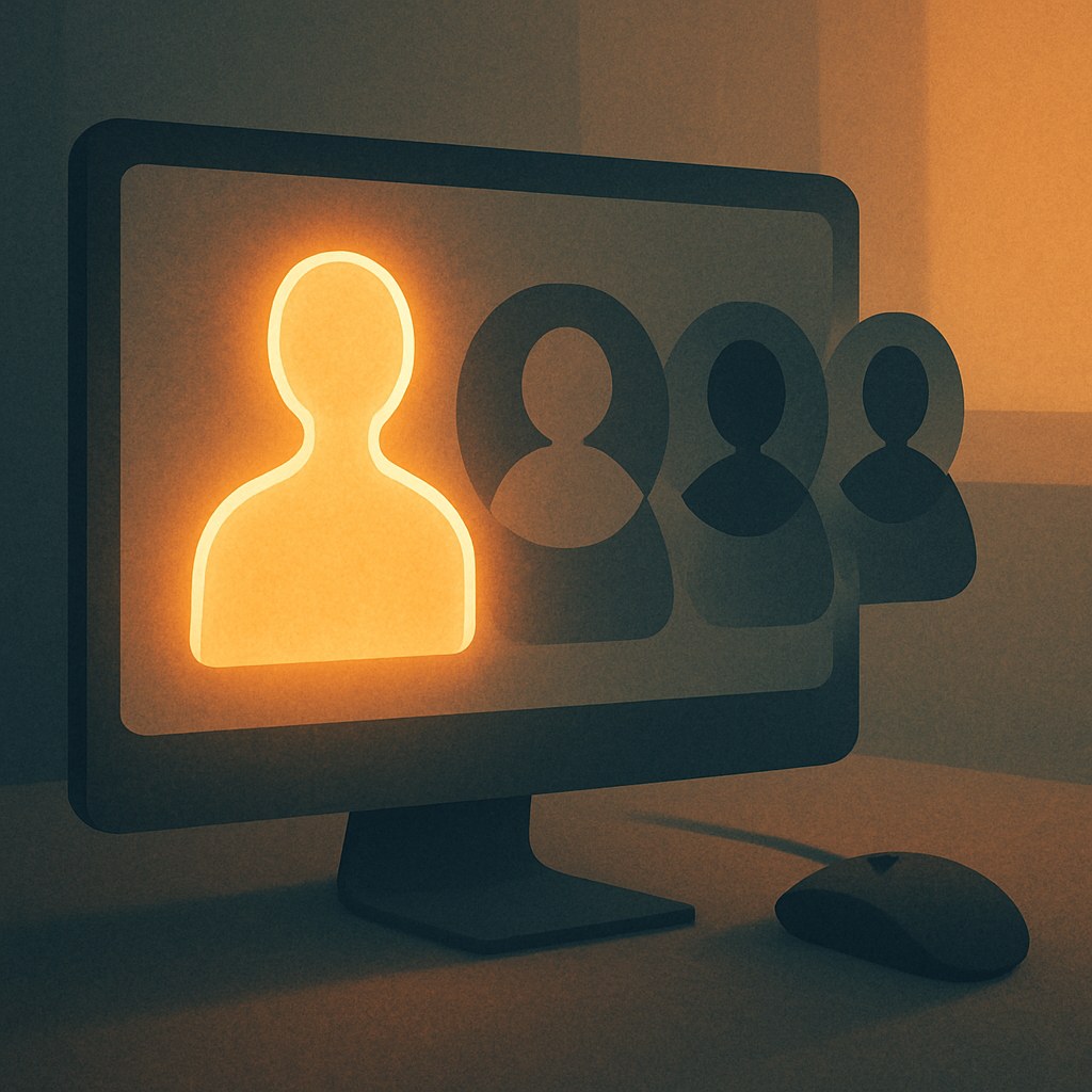 Illustration symbolizing the concept "Lookalike audience": A lookalike audience is a target group that the ad platform generates by finding users who…