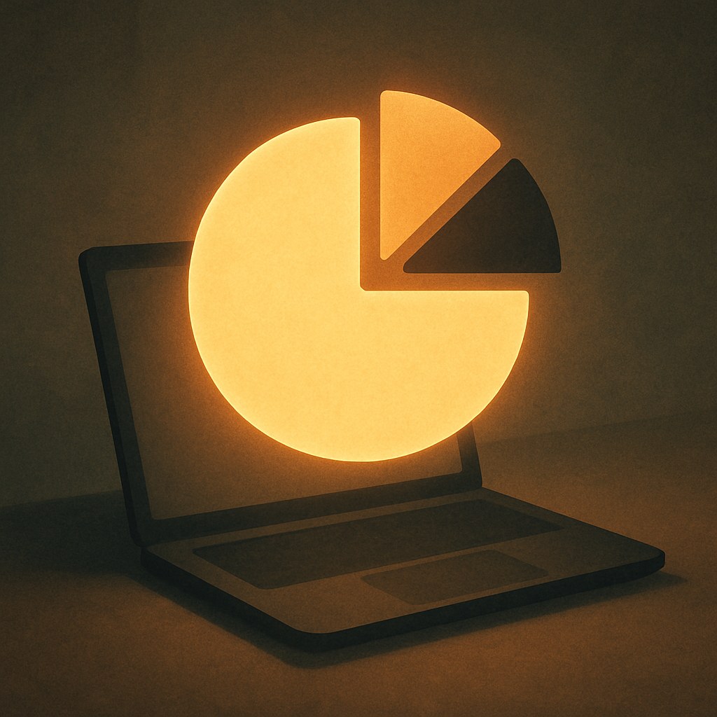 Illustration symbolizing the concept "Market share": Market share is the percentage of total sales in a market that a single company accounts…
