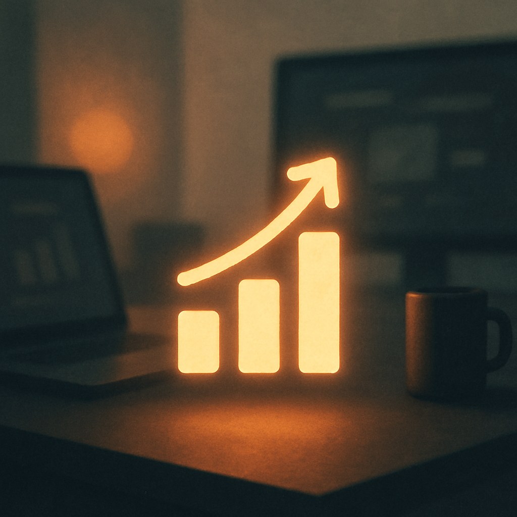 Illustration symbolizing the concept "Metric": A metric is a quantitative measure, in other words a number, used in analysis, for example…