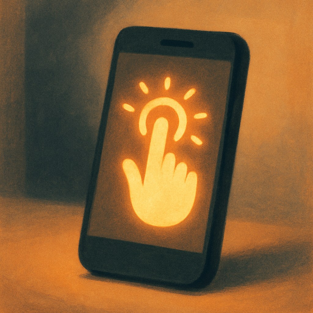 Illustration symbolizing the concept "Mobile friendliness": Mobile friendliness describes how well a website functions and appears on mobile devices. Since Google primarily…
