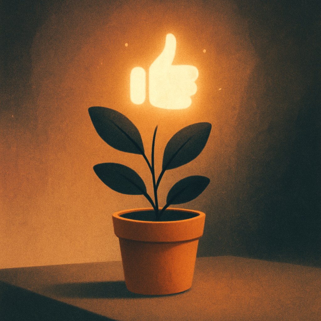 Illustration symbolizing the concept "Organic reach": Organic reach is the number of people who see a post without paid promotion behind it.…