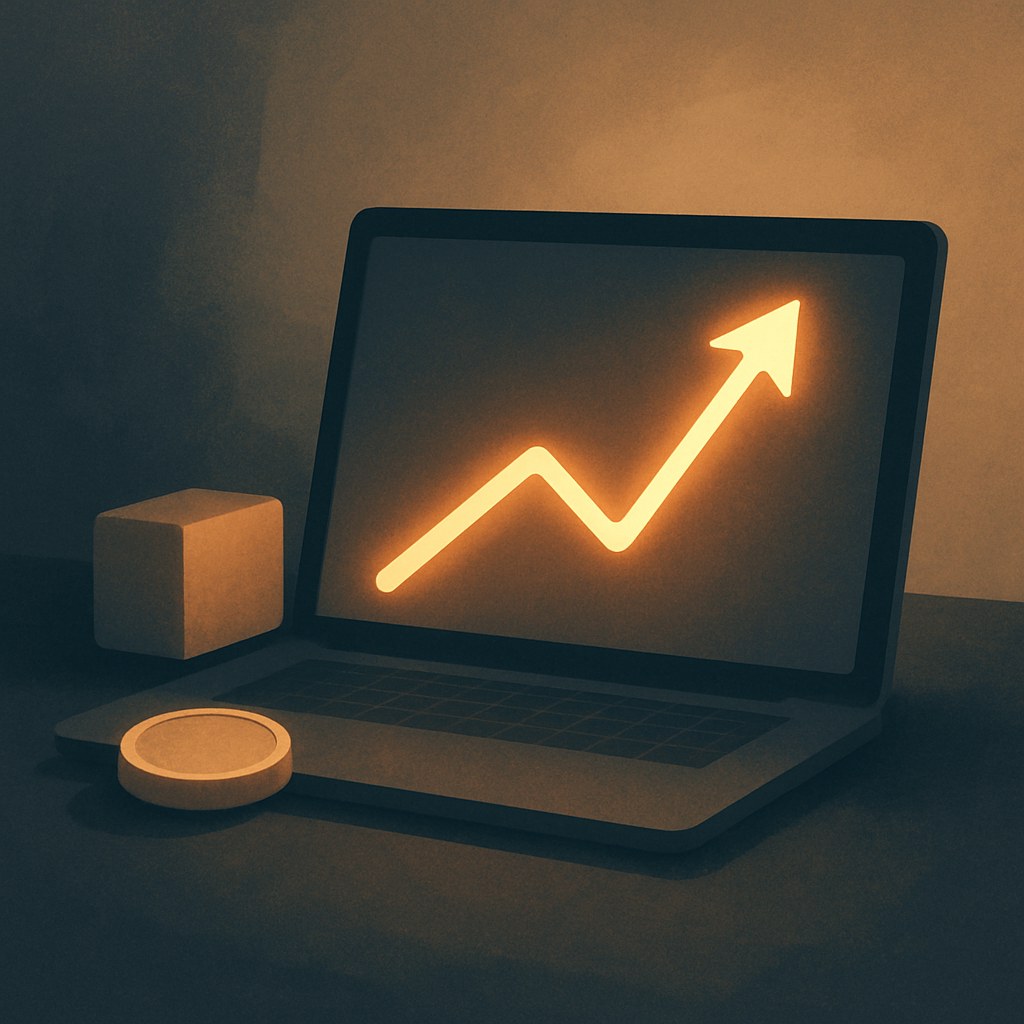 Illustration symbolizing the concept "POAS": POAS (Profit on Ad Spend) measures the ratio between realized gross profit and ad spend, correcting…