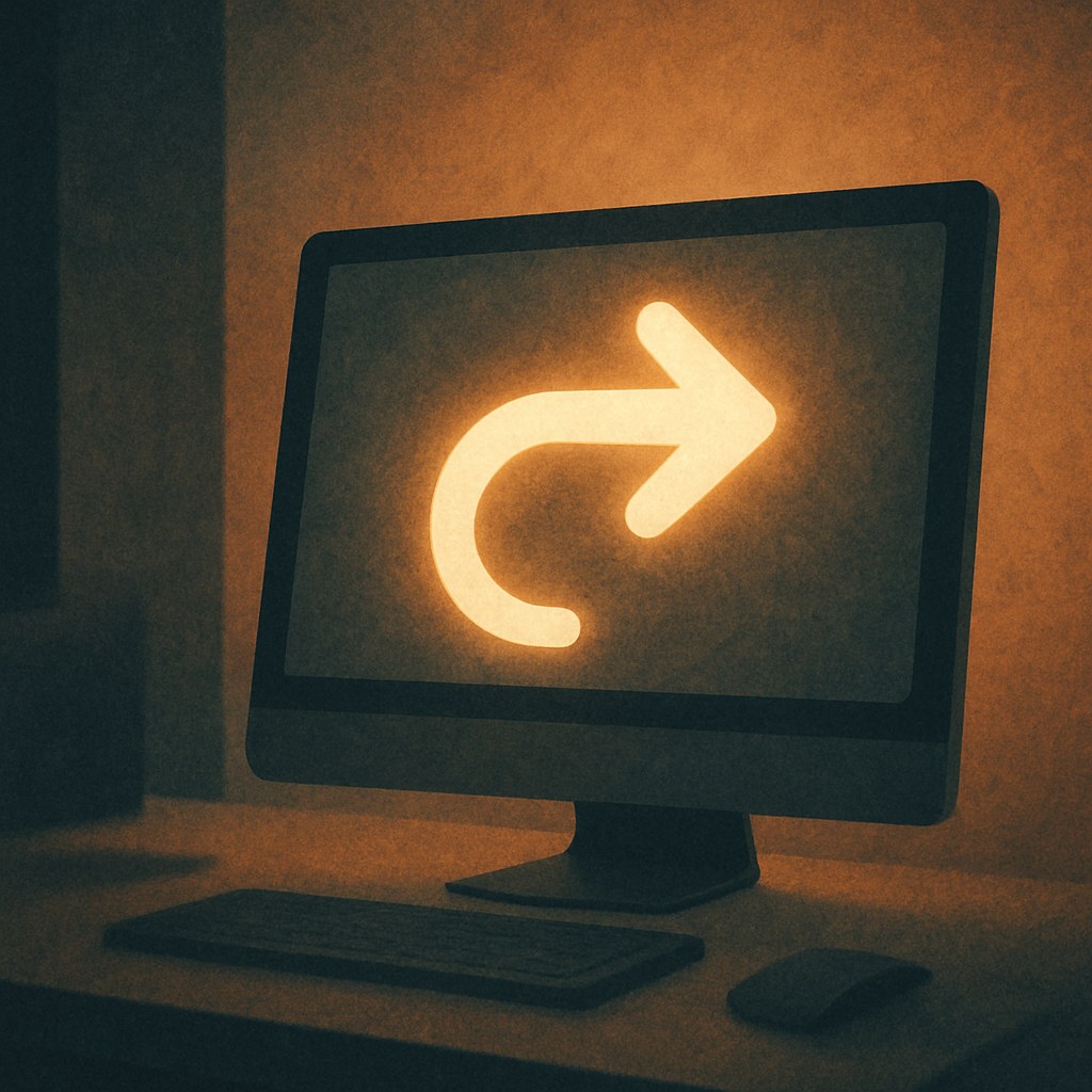 Illustration symbolizing the concept "Redirect": A redirect automatically sends a user and a search engine from one URL to another. It…
