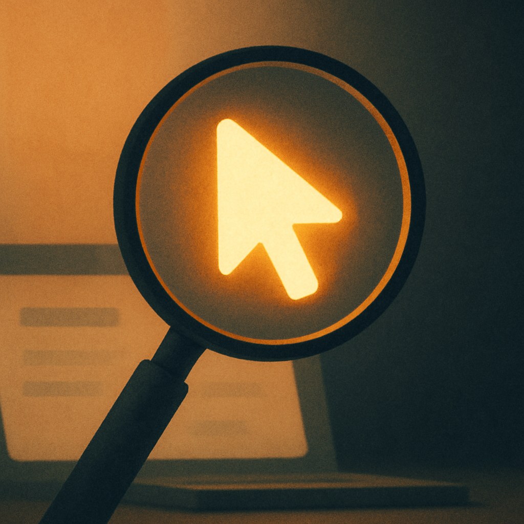 Illustration symbolizing the concept "Search intent": Search intent describes the underlying purpose of a search, in other words what the user actually…