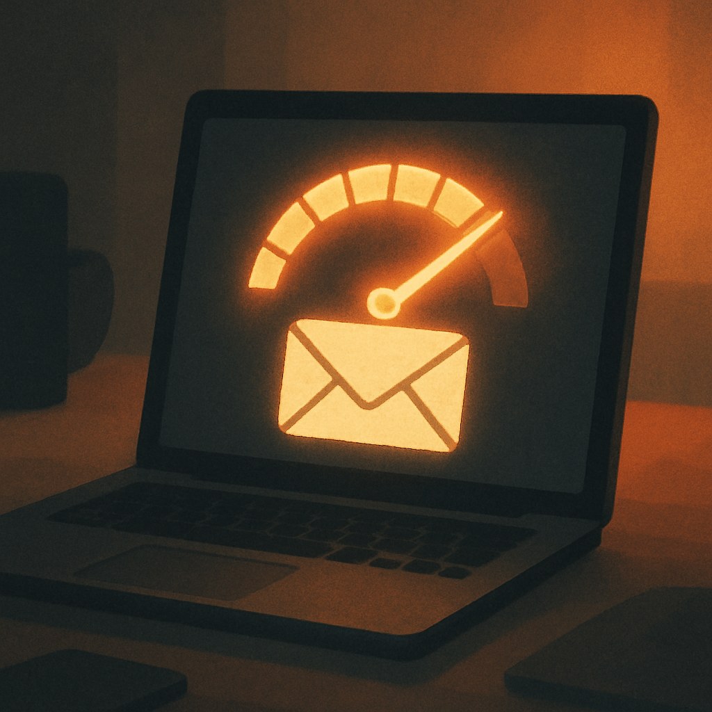Illustration symbolizing the concept "Spam score": Spam score is a numerical assessment of how likely an email is to be perceived as…