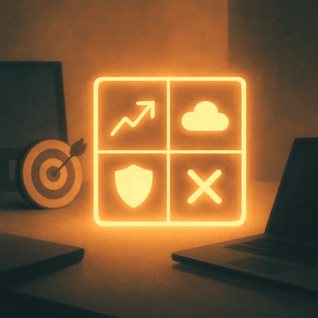 Illustration symbolizing the concept "SWOT analysis": A SWOT analysis is a strategic tool that maps a company's strengths, weaknesses, opportunities and threats.…