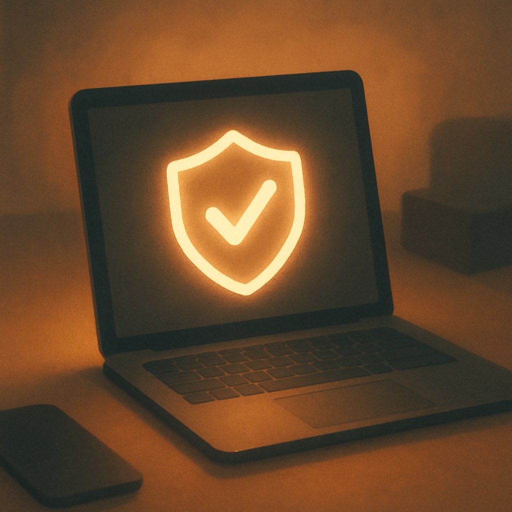 Illustration symbolizing the concept "Trust Badges": Trust badges are small marks and symbols that signal security and credibility, for example payment logos…