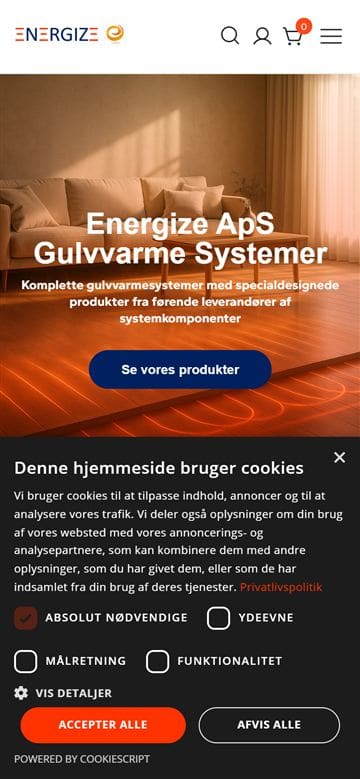 Energize on mobile