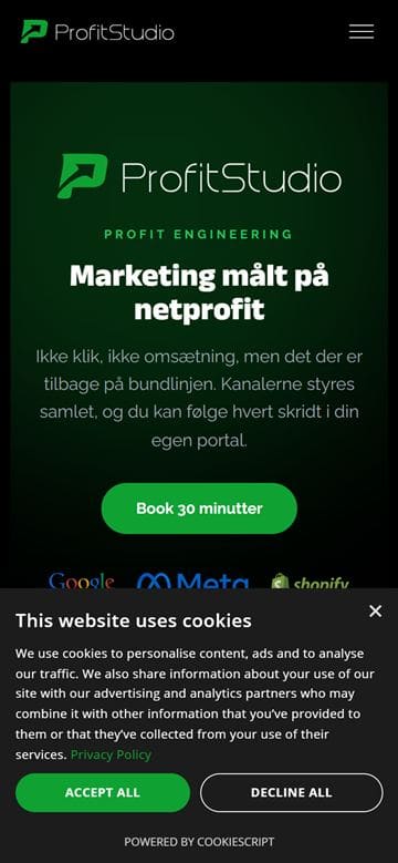 Profit Engineering on mobile